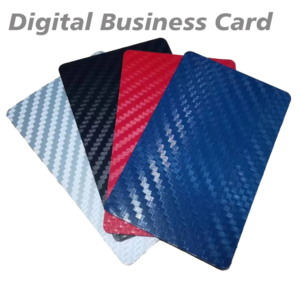 

Цифровая визитная карточка NFC из углеродного волокна для соцсетей, 1 шт., быстрое считывание, Ntag 215, пустая NFC-карта