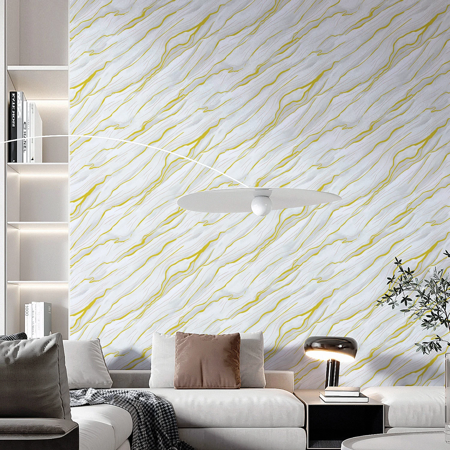 

Papel De Parede Modern New Light Luxury Gold Foil Gold Stone Pattern Marble Tv Background Wallpaper Living Room Bedroom