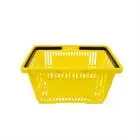 12 Pcs Shopping Baskets, 28 L Plastic Shopping Baskets with Handles, Store Baskets Retail Baskets with Handles