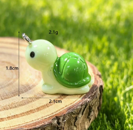 Lot 10 Pcs Resin Tortoise Charms Jewelry Making  Earrings Pendants Necklaces Bracelets DIY Accessories gift