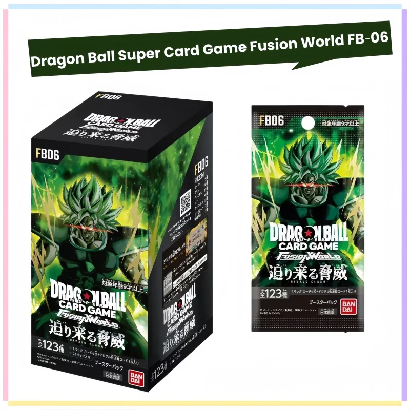 Bandai Dragon Ball Super Fusion World FB06 The Looming Threat Booster Box Japanische TCG Sammelkartenbox Fabrikversiegelt Anime-Spielzeug