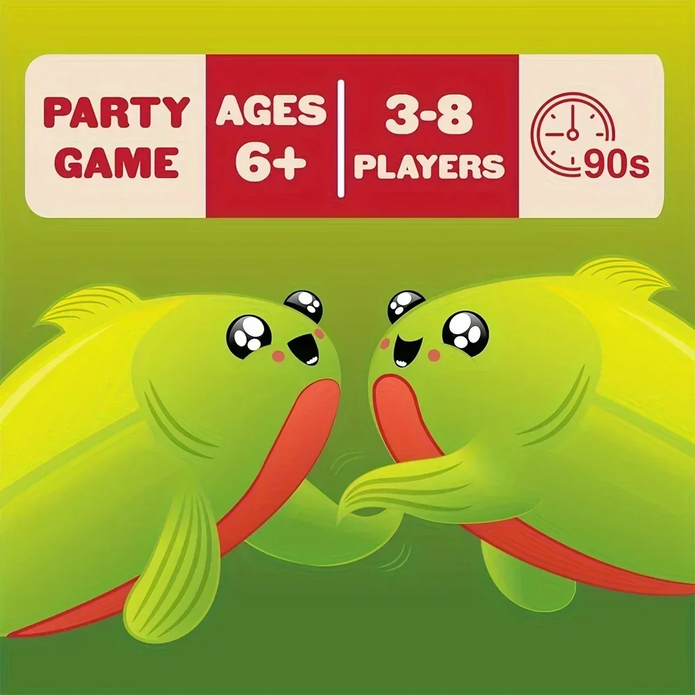 Exploding Kittens Happy Salmon Family-Friendly Party, Board Card Games For Adults, Holiday Party Game, Creative Birthday