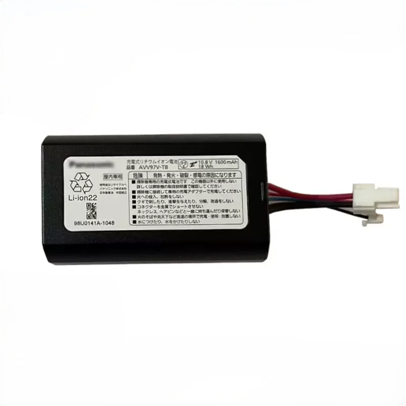 1600mAh battery for panasonic AVV97V-TB vacuum cleaner sweeper