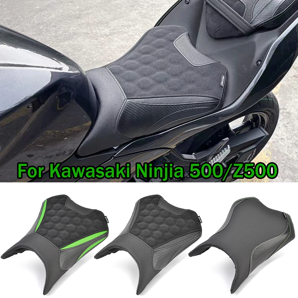 Z 500 Ninja500 Front Rider Rear Passenger Solo Seat Cowl Cushion Pad For Kawasaki Ninja 500 Z500 2024 2025 Motorcycle Accessorie