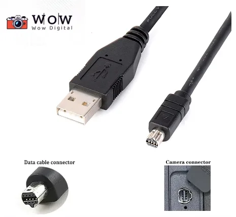 UCE1 for Nikon UC-E1 Data Cable Camera USB Nikon Coolpix 885/995/4500/5700/8700 Connection Cable 1.3 Meters