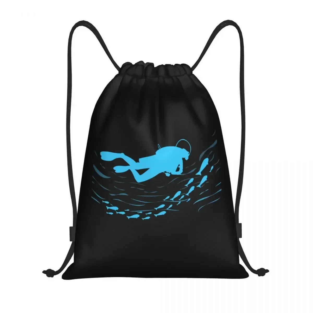 

Изготовленная на заказ сумка для подводного плавания на шнурке для тренировок, рюкзаки для йоги, женские и мужские рюкзаки для спортзала Ocean Diver