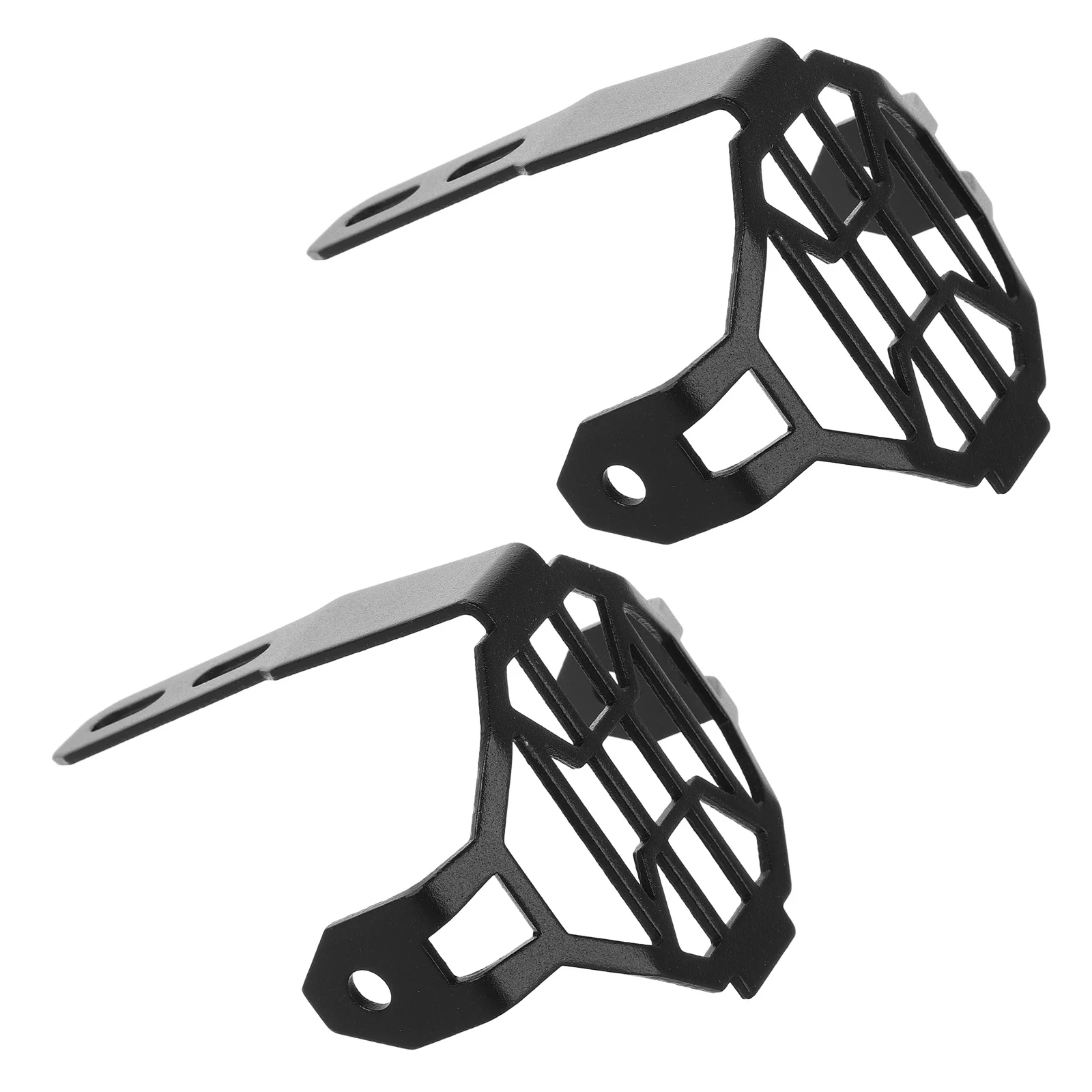 

2Pcs Fog Lamp Grill Cover Motorcycle Fog Light Protector with Mesh Design for Durability and Quick Mounting No Tools Needed