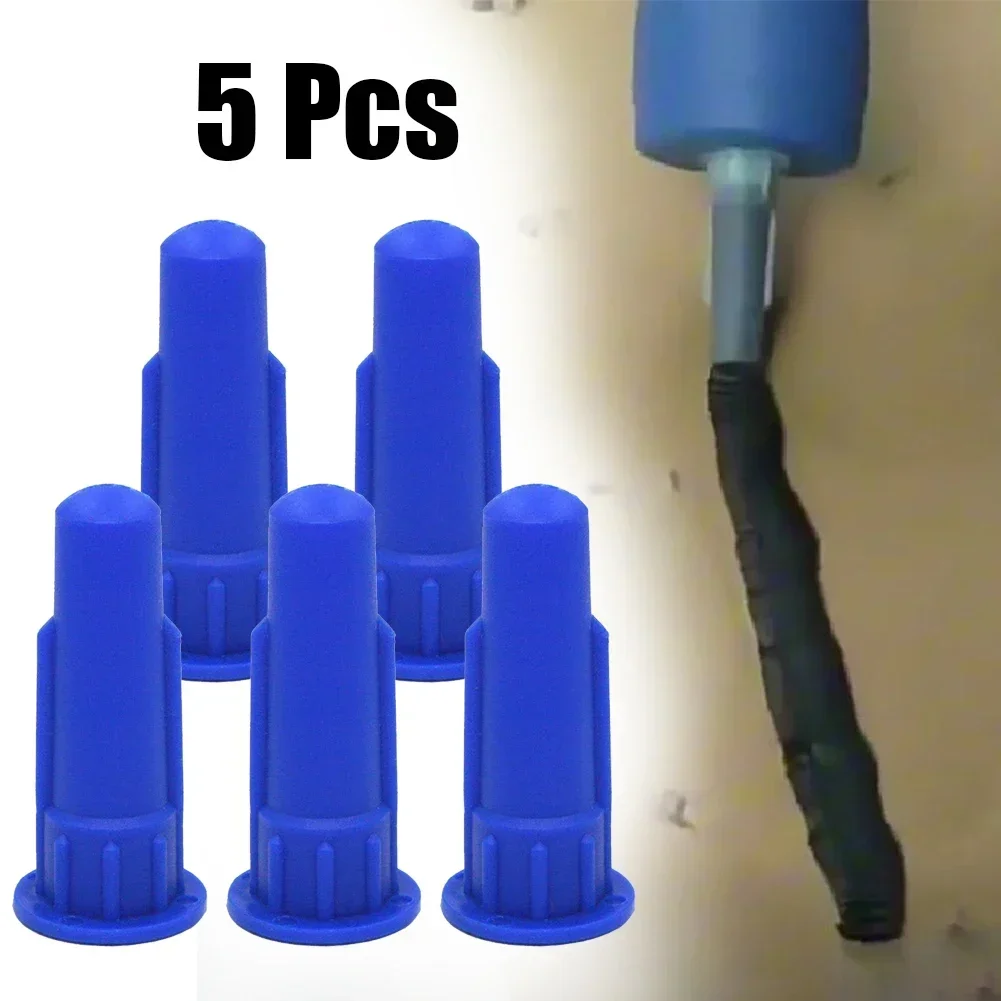 5-pack 56mm Small Bag Special Conical Caulking Replacement Nozzles Nozzle Tips For Silicone Sealant Dispenser Parts