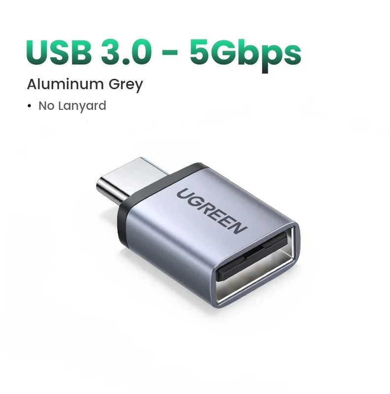 OTG Adapter USB3.0 to Type-C for Android Phone Tablet, Connect USB Drive Bluetooth Receiver Mouse Keyboard Gamepad Lapto