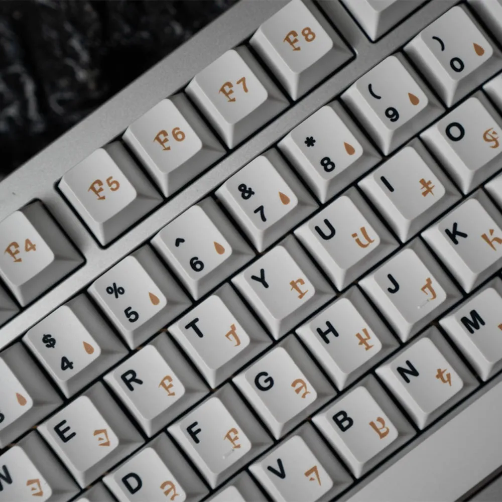 143 Keys/Sets Scerda PBT Keycap Cherry Profile DYE Sublimation Customized Keycaps For GH60 GK61 RK68 Mechanical Keyboard