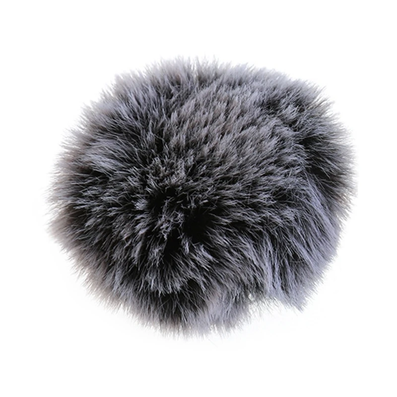 DX11 K10 Microphone Windshield Furry Windproof Muff Windscreen Cover for Lapel Lavalier Mic 5-10m WindShield