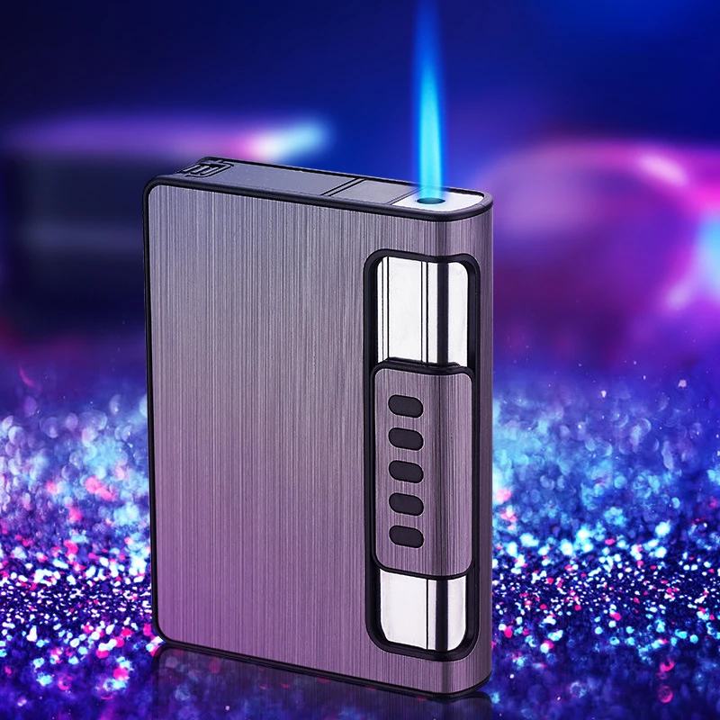 12-pack Cigarette Box Lighter, Automatic Ejection, Windproof, Moisture-proof and Pressure-proof Cigarette Box Lighter