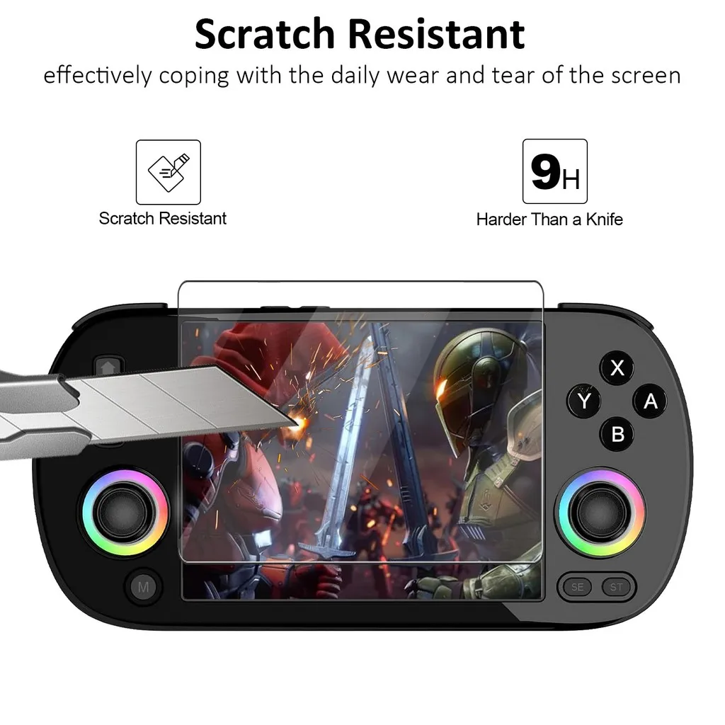 1-3Pack For ANBERNIC RG40XX H / RG40XX V / RG40XX / RG35XX H Tempered Glass Screen Protector 9H HD Clear Protective Film