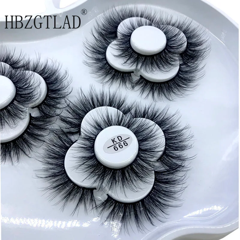 HBZGTLAD 9 Pares de Pestañas Postizas 3D de Visón Suave, Hechas a Mano, Largas y Esponjosas, Extensión Natural para Maquillaje 6