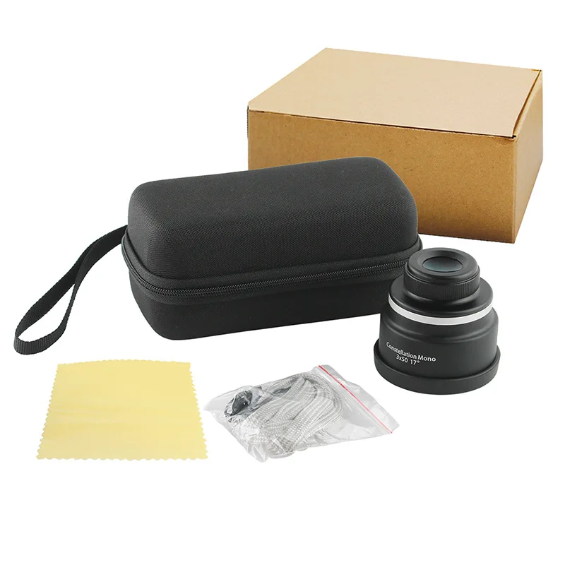 Imagem -05 - Moncular 2x40 3x50 hd 18 mm Ocular Completa Lentes Ópticas Starscope Stargazing Telescópio Lentes Revestidas Multicamadas ao ar Livre Caça