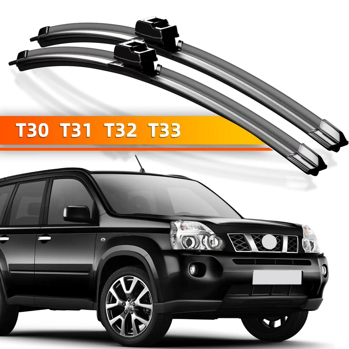 2 قطعة مساحات الزجاج الأمامي مناسبة لنيسان X-Trail Xtrail X Trail T30 T31 T32 T33 2000-2023 قطع غيار السيارات 2013 2021 #1