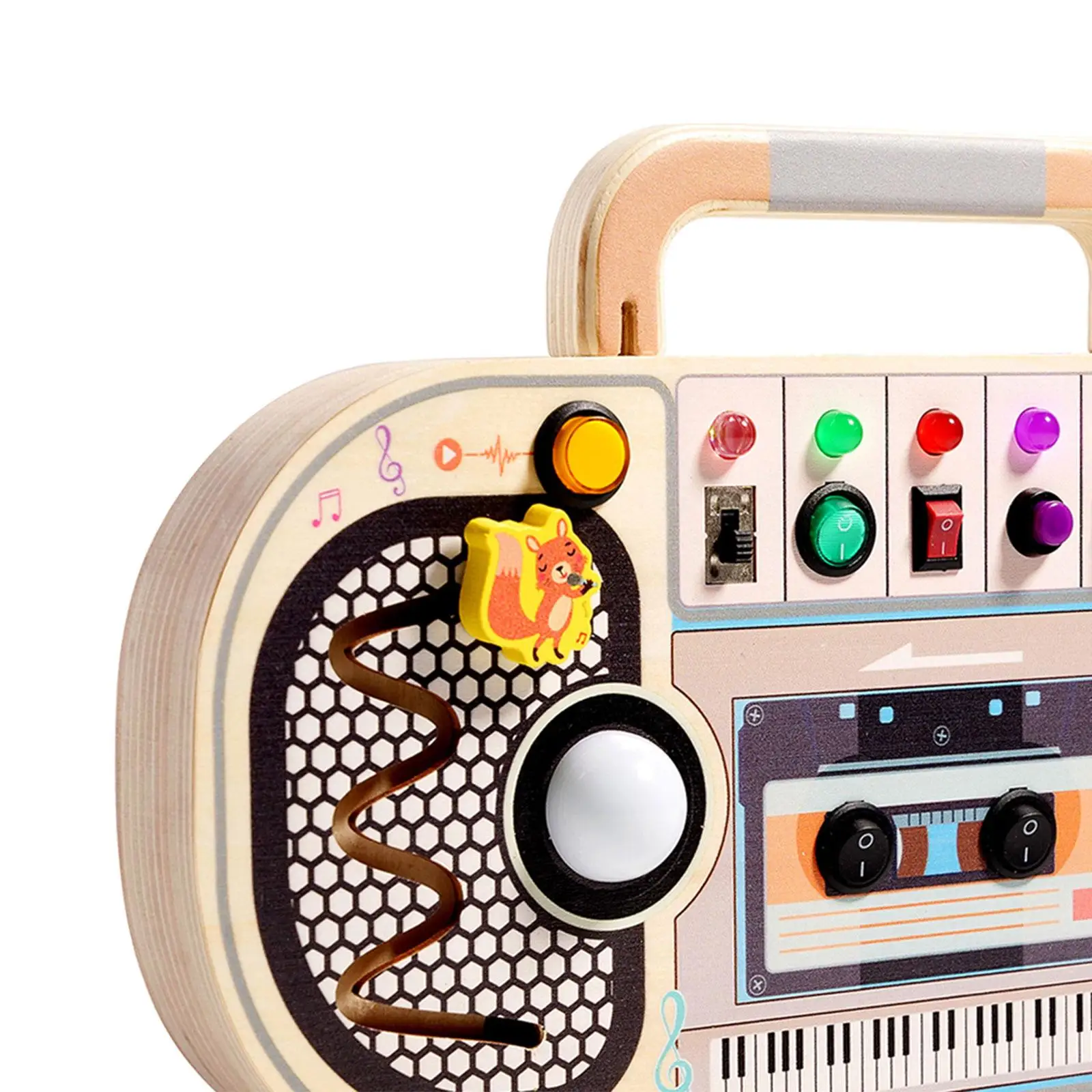 Busy Board mit LED mit Griff, Schalttafel für Aktivitäten im Vorschulalter