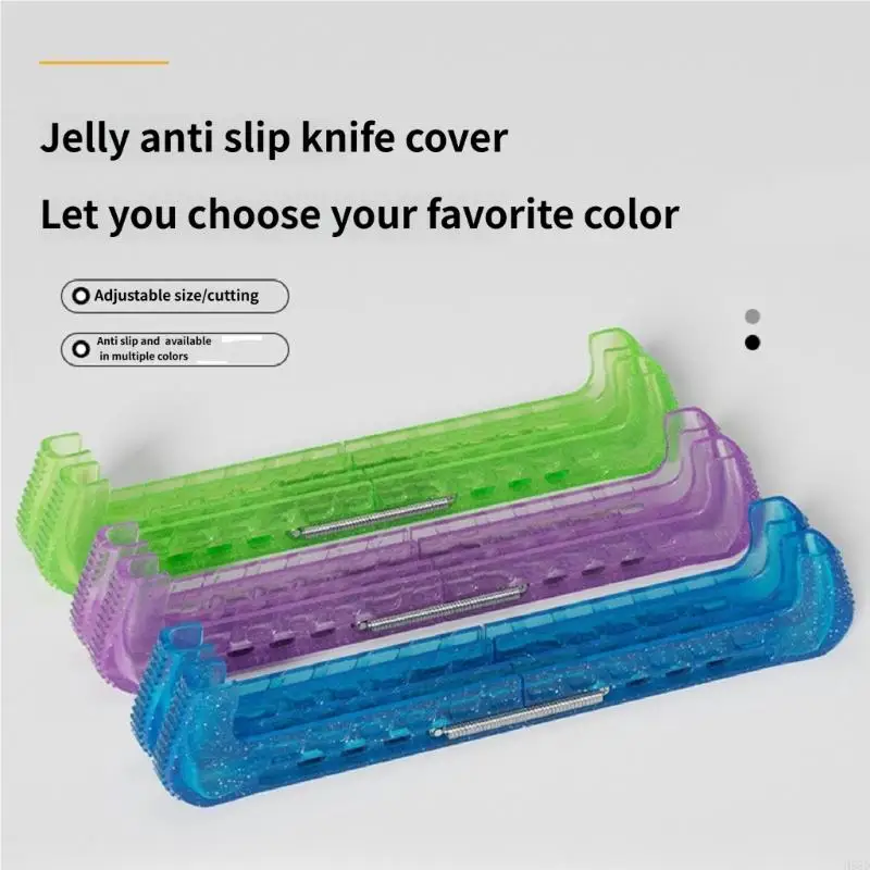 

Ice Hockey Figure Skate Blade Covers Adjustable Skate Guards Protector