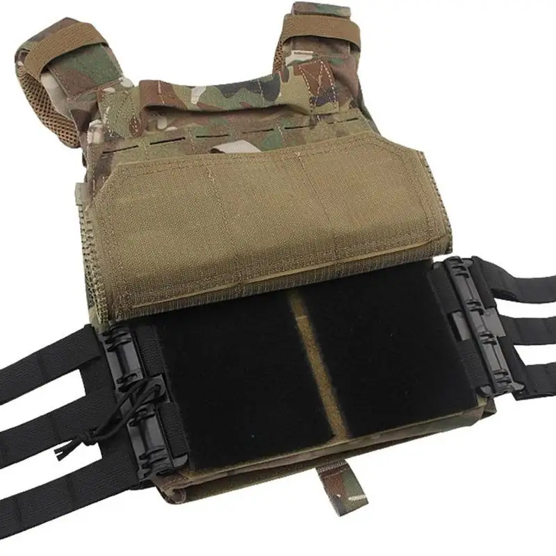 Plate Carrier Cummerbund 2-Piece Outer Carrier Vest Accessories Skeletal Quick Release Cummerbund Elastic Cummerbund Straps