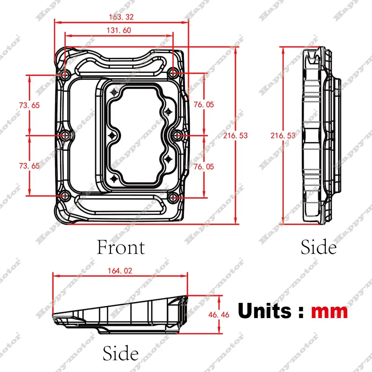 New Motorcycle CNC Clarity Rocker Box Top Cover for Twin Cam Electra Street Road Glide King FLHX FLTR Low Rider FXDL
