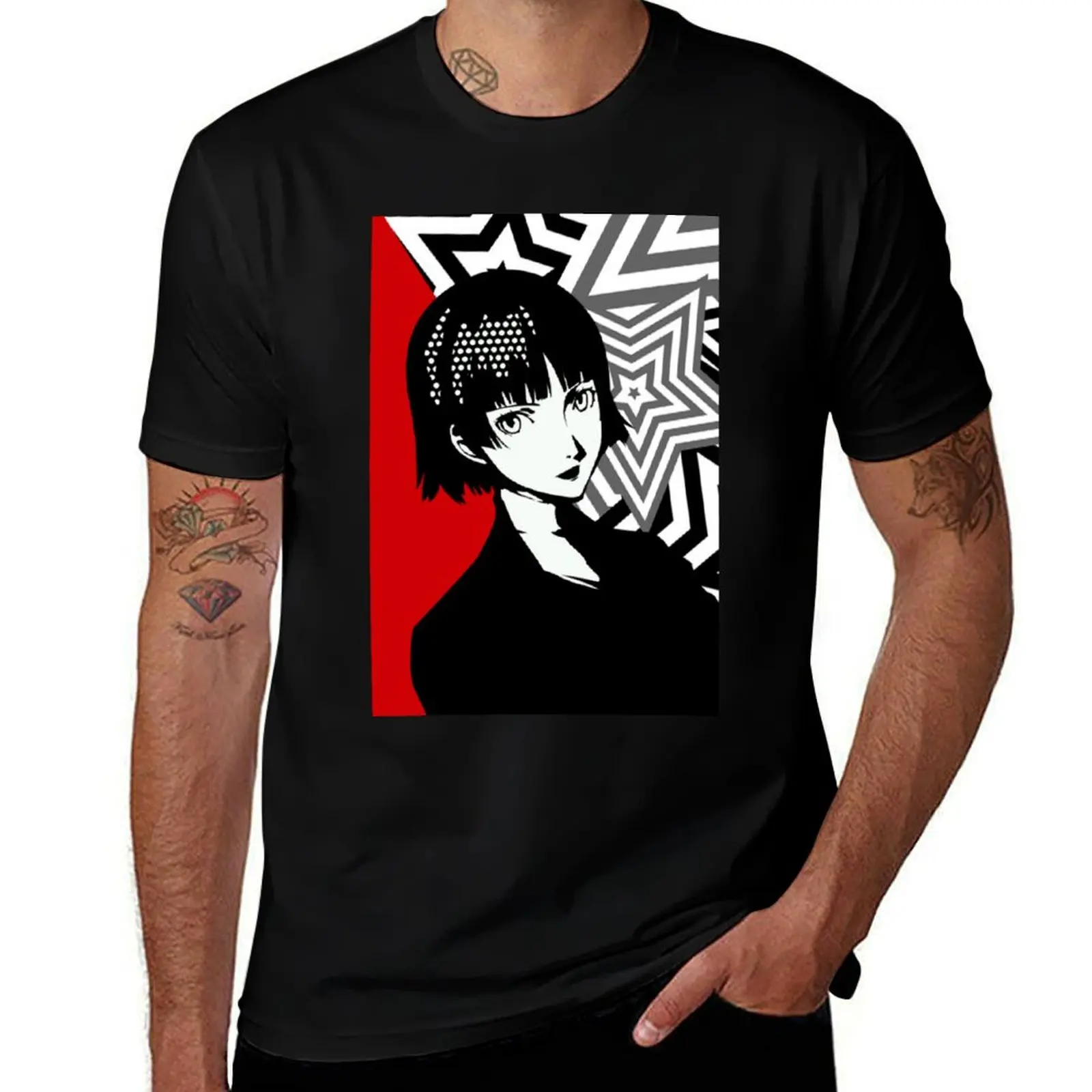 

P5 Makoto Confidant T-Shirt boys whites shirts graphic customs design your own anime plain white t shirts men