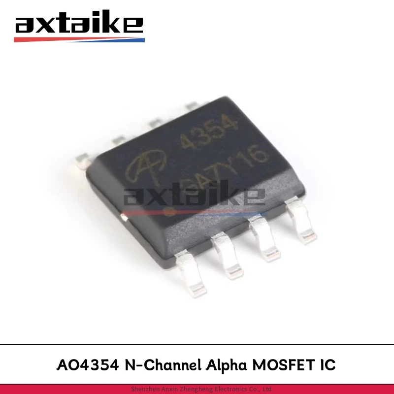 

10PCS AO4354 SOP-8 4354 SMD 23A 30V 3.1W N-Channel Alpha MOSFET IC HM4354 SI4354 DO4354 FDS4354 SMT