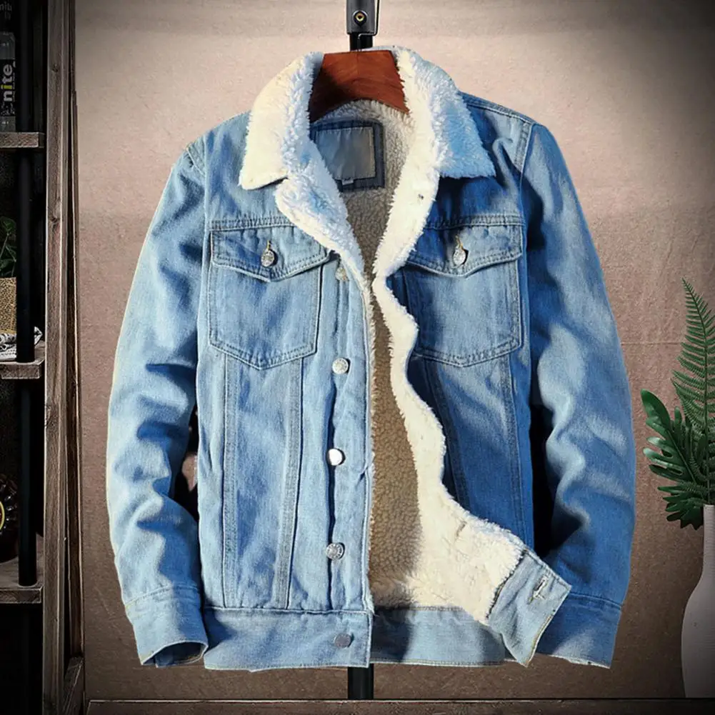 Men Winter Autumn Jacket Denim Inner Fleece Thicken Winter Jeans Jacket Coat Men's Turn-down Velvet Jacket Mens Fur Parkas 17 S279e3fb86cf44f848d2e34b75d18ff3dm