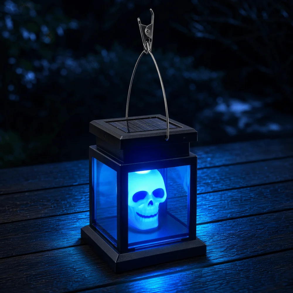 Waterproof Solar Hanging Lights Simulation Flame Flicker Flame Flickering Flame LED Lanterns Mini Size Flameless Solar Lanterns