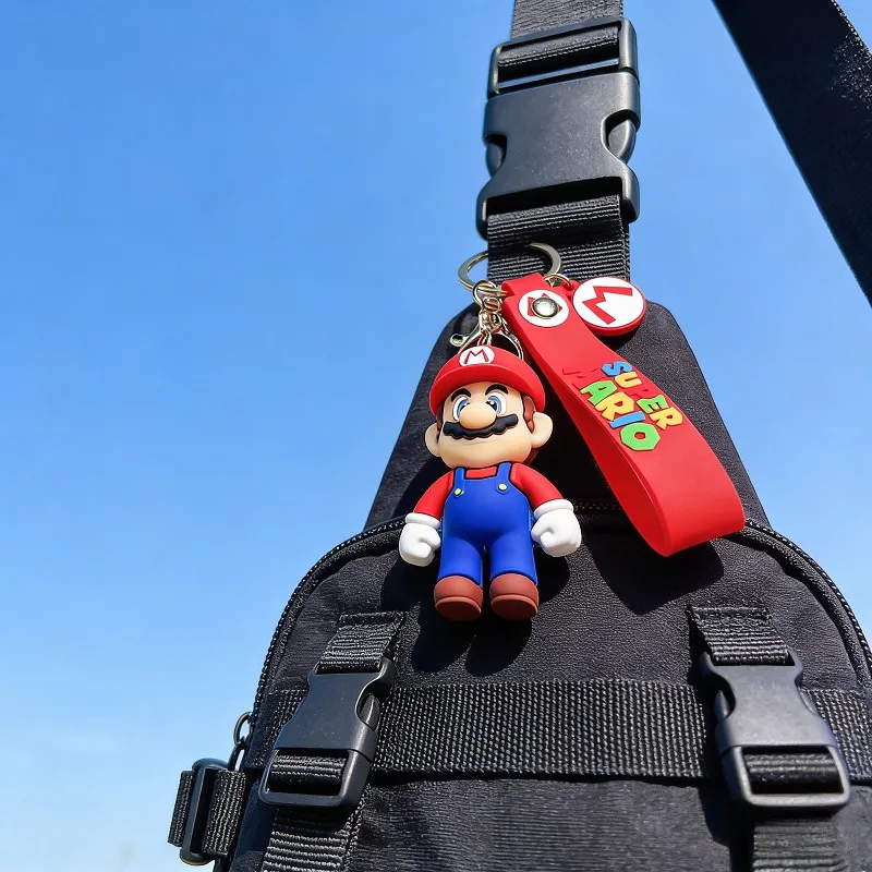 Hot Marios-serie sleutelhanger stripfiguren creatief beeldje rugzak hanger autosleutelhanger mannen en vrouwen geschenken