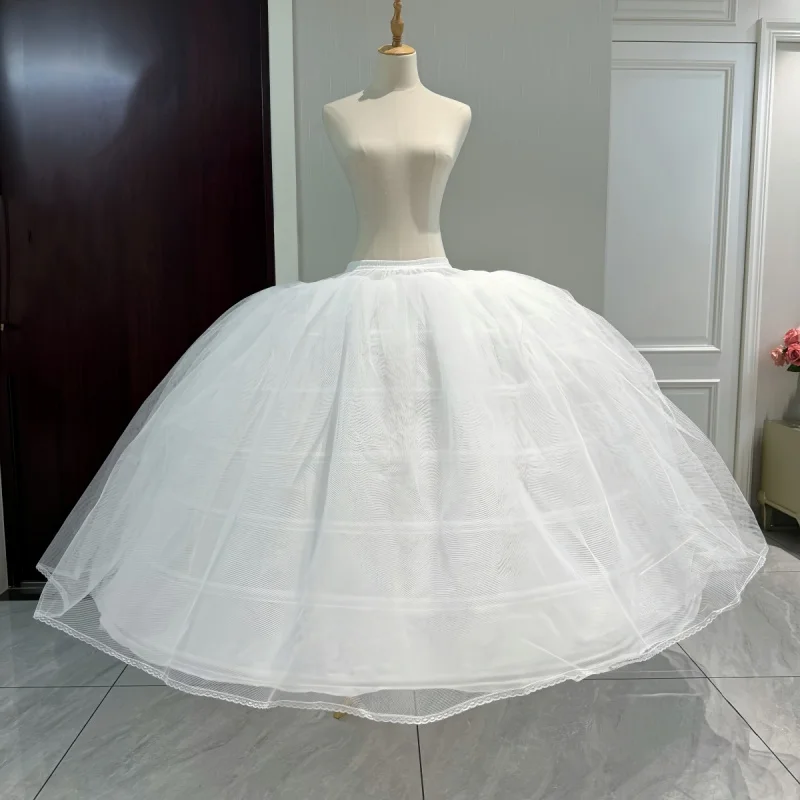 2026 New Arrival!-Hoop Double-Layered Tulle Petticoat Bridal Gowns- Full& Fluffy Ballroom Wedding Skirt Support, Per