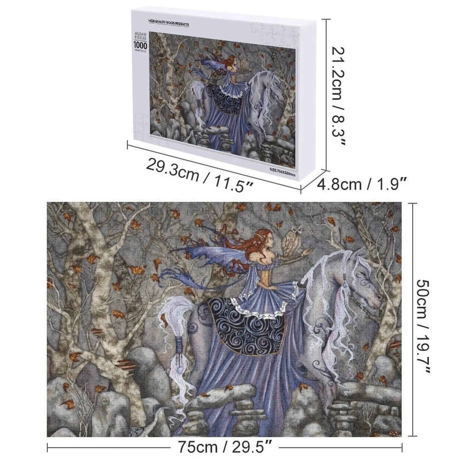 أحجية الصور المقطوعة للرحلة المسحورة، اسم خشبي مخصص للأطفال مع ألغاز مخصصة للصور #6