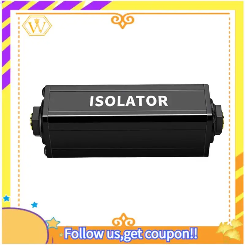 Neueste-6,5 Audio Isolator Sound Strom Noise Eliminator Ground Loop Isolator TS Audio Isolator Sound Balancing Adapter