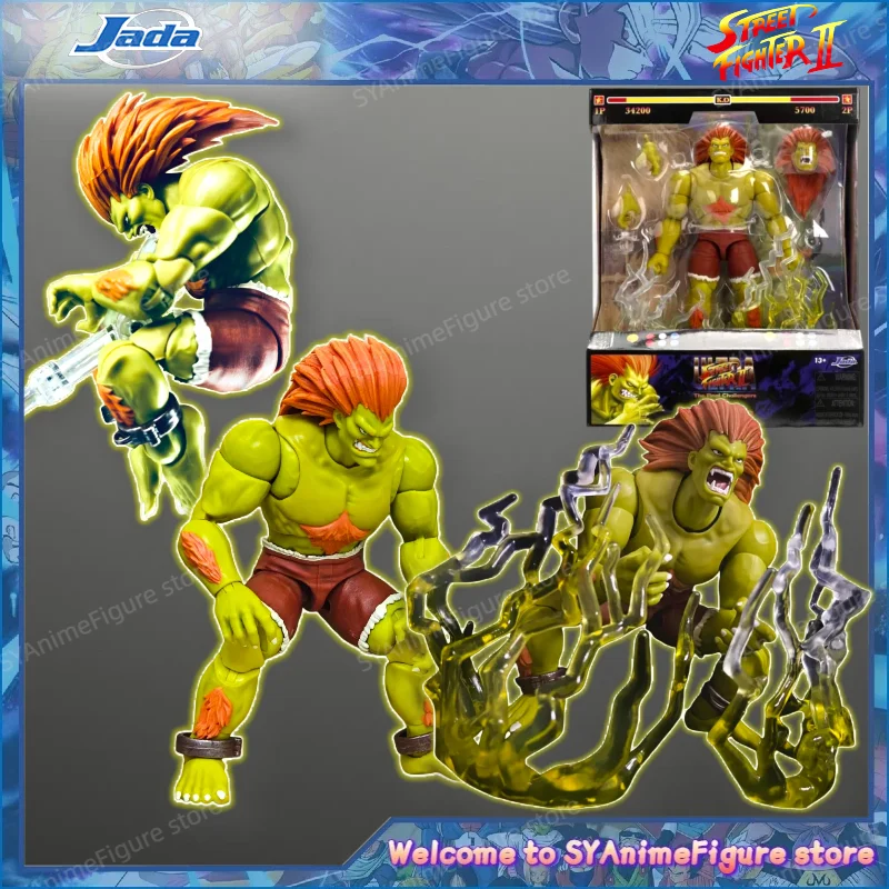 

In Stock Jada Toys Street Fighter II Blanka 1/12 Scale 6-Inch JD35173 Action Figure Toy Collection Gift