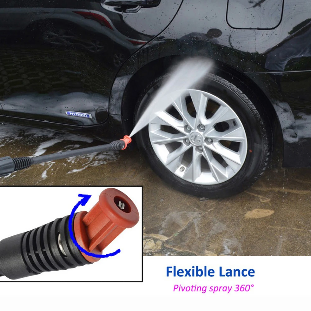 Rotating Turbo Lance For Parkside Wand Tip Water Spray Lance Nozzle Car Washing Tools Car Washer Water Jet Lance Pressure Washer