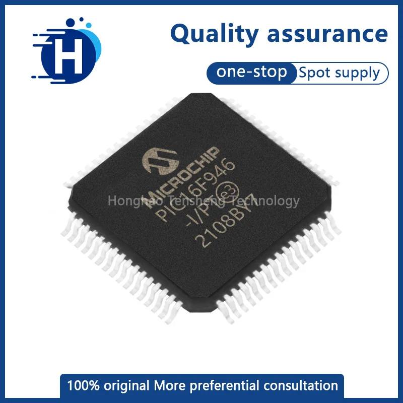 The original PIC16F946-I/PT Pic16f946 TQFP-64 package 8-bit microcontroller chip