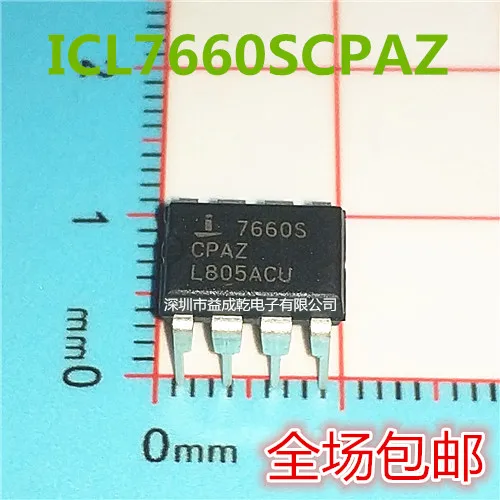 ICL7660CPAZ ICL7660CPA ICL7660 DIP8      10PCS
