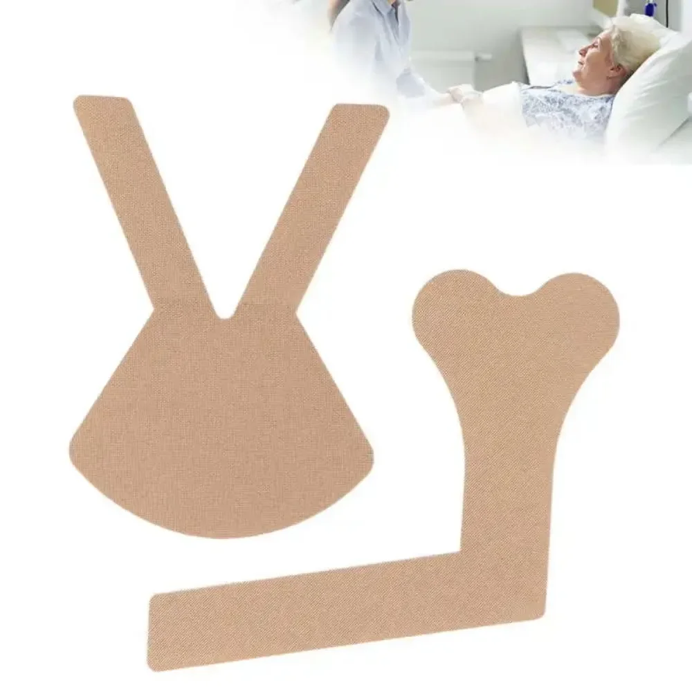 

10Pcs Nose Bridge Fixed Sticker Adhesive Tape Nasal Sticker Stomach Tube Fixation Nasal Feeding Tube Fixed Nasal Tube Catheter