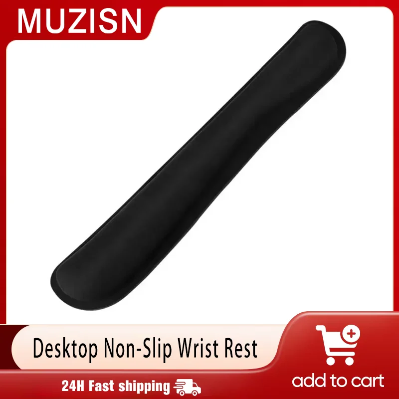 

Удобный противоскользящий коврик для мыши с поддержкой запястья для офисных компьютеров, ноутбуков Macs - эргономичная подставка для запястий клавиатуры