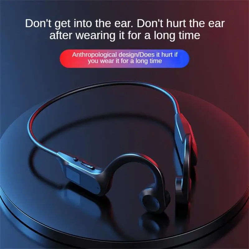 Bone Conduction Earphones X7 Hifi Ear-hook Wireless Headset With Mic Headphones TF Card MP3 Earbud