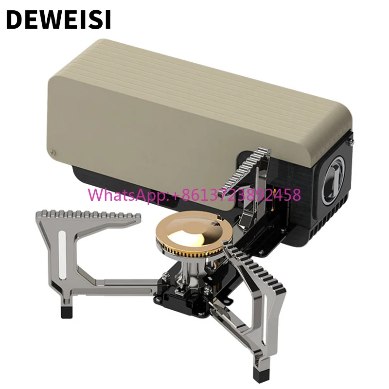 

DEWEISI Portable Camping Stove Propane 2200 Watt Gas Stove Easy to Carry for Indoor Outdoor Cooking Hiking and Picnic