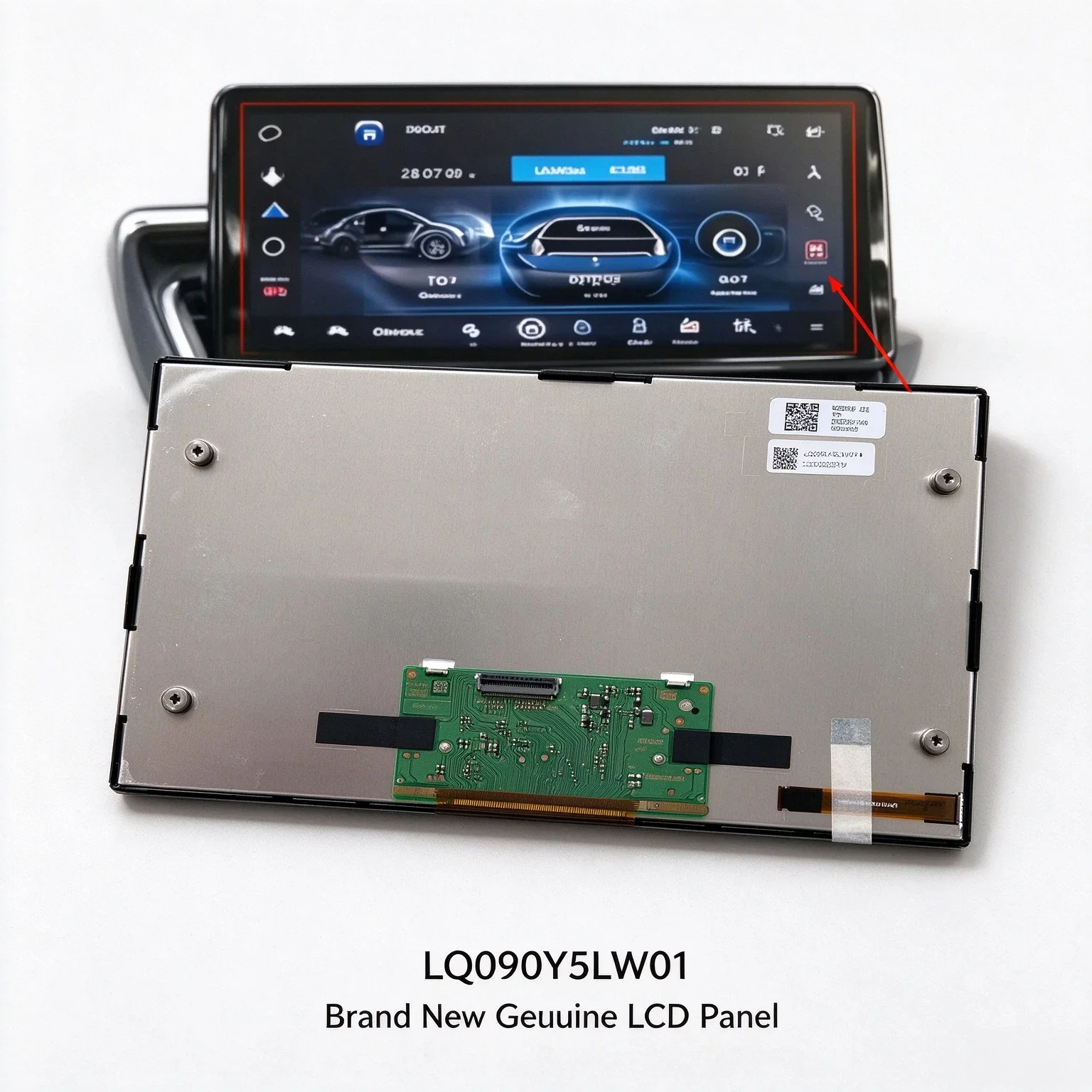 New LQ090Y5LW01 Original 9 inch 800(RGB)×480 WLED TFT-LCD Display Screen for Sharp