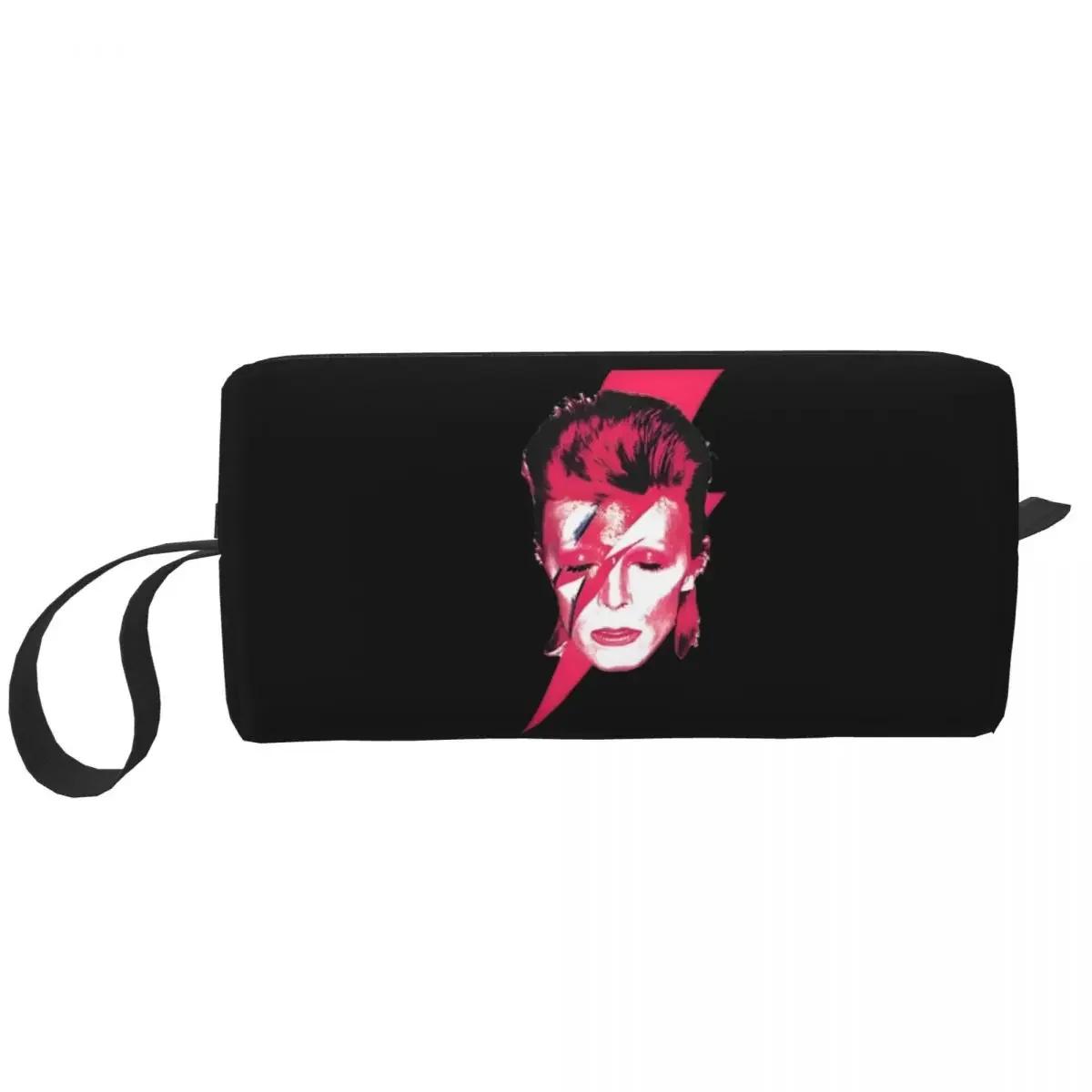 English Singer Actor Makeup Bag Pouch Davids Bowies Cosmetic Bag Travel Toiletry Bag Organizer Storage Bag Men Women