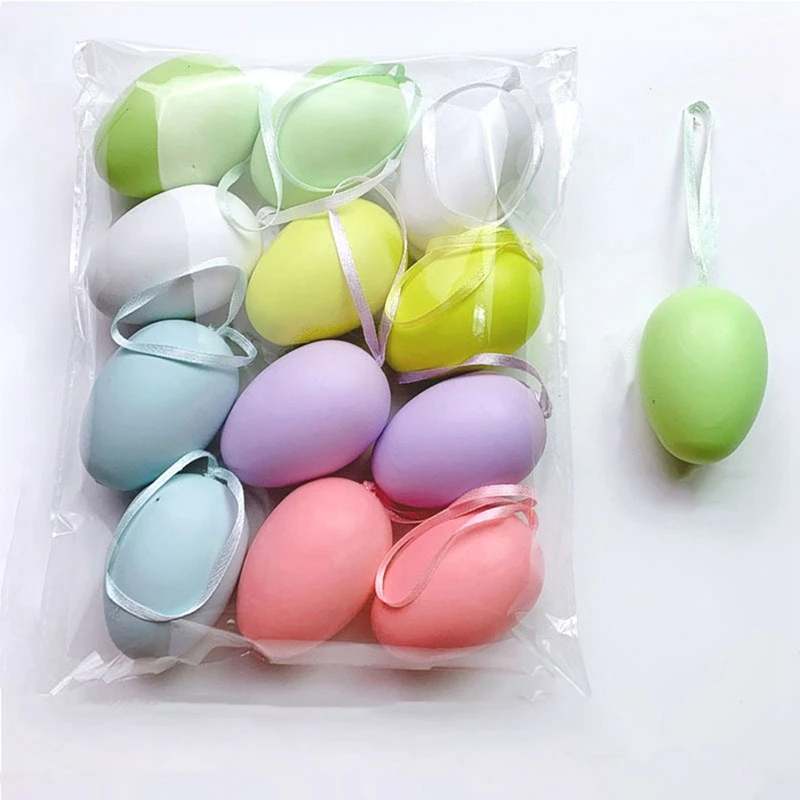 X18A-Easter DIY Hand-Painted Eggs Kindergarten Coloring Toys Simulation Eggs Coloring Eggs