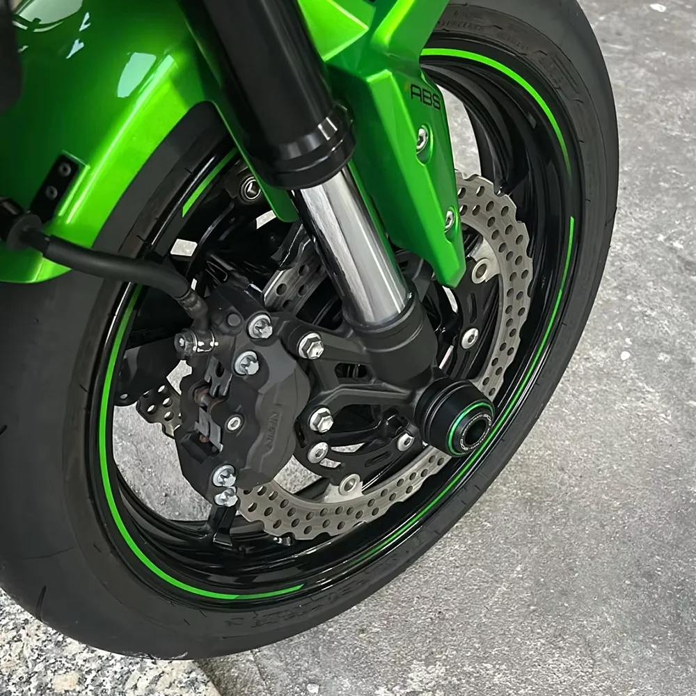 ملحقات الدراجة النارية KAWASAKI Z900 Z900RS Z900SE Z 900 RS 2019-2025 2026 الجبهة الخلفية شوكة العجلات المنزلق المحور تحطم حامي