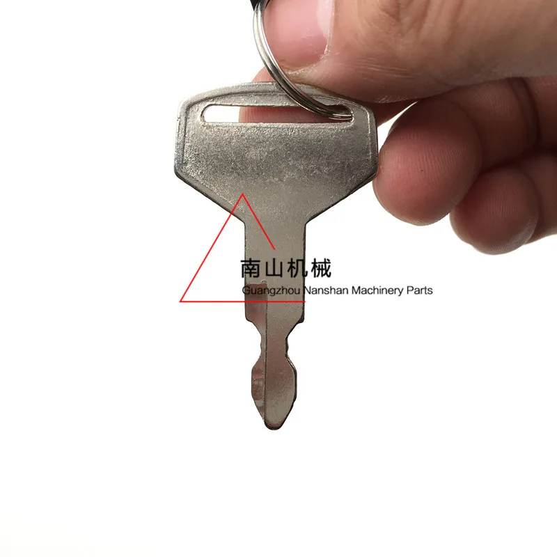 For Kobelco SK SK60 SK75 SK135 SK200 SK210 250-6/-6e/-8 Start ignition key excavator accessories