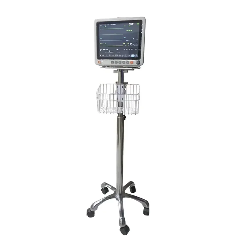 Wholesale 6-Parameter Patient Monitor with Trolley Bedside and Multi-Function OEM Available Electric Power Source
