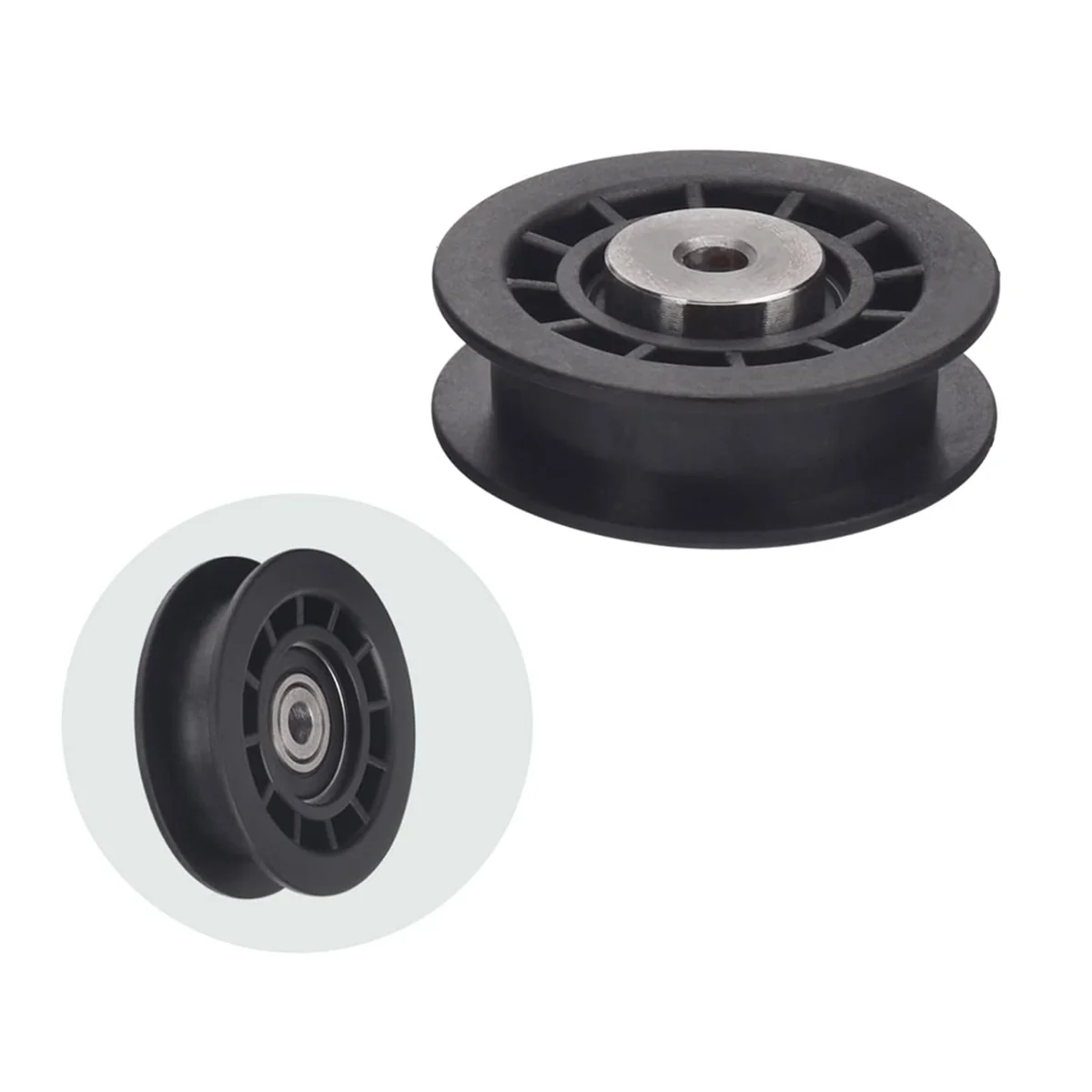 ABYA 587973001 587969201 مجموعة بكرة المهمل لجزازة العشب لخلف المشي، تحل محل 581904001