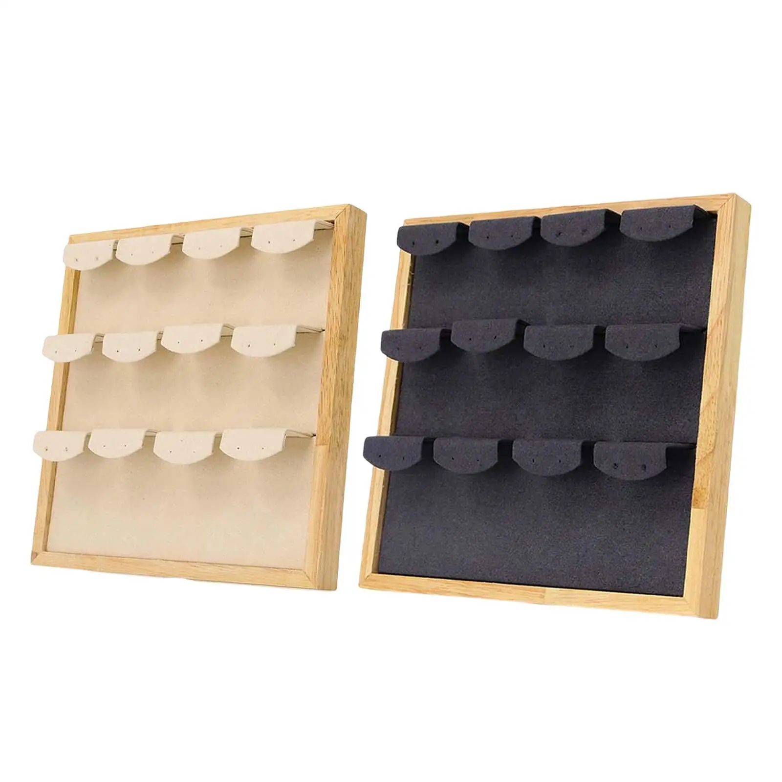 

Подставка-держатель для сережек, деревянный органайзер для ювелирных изделий, стойка для декоративной выставочной стойки для девушек и женщин