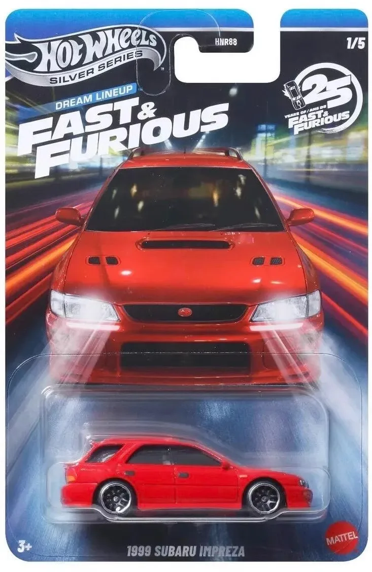 جديد حار عجلات 1:64 الفضة القياسية سلسلة سيارات نموذج HNR88 سبيكة سيارة نموذج نيسان سوبارو مخصص جمع لعبة هدايا عيد الميلاد #2