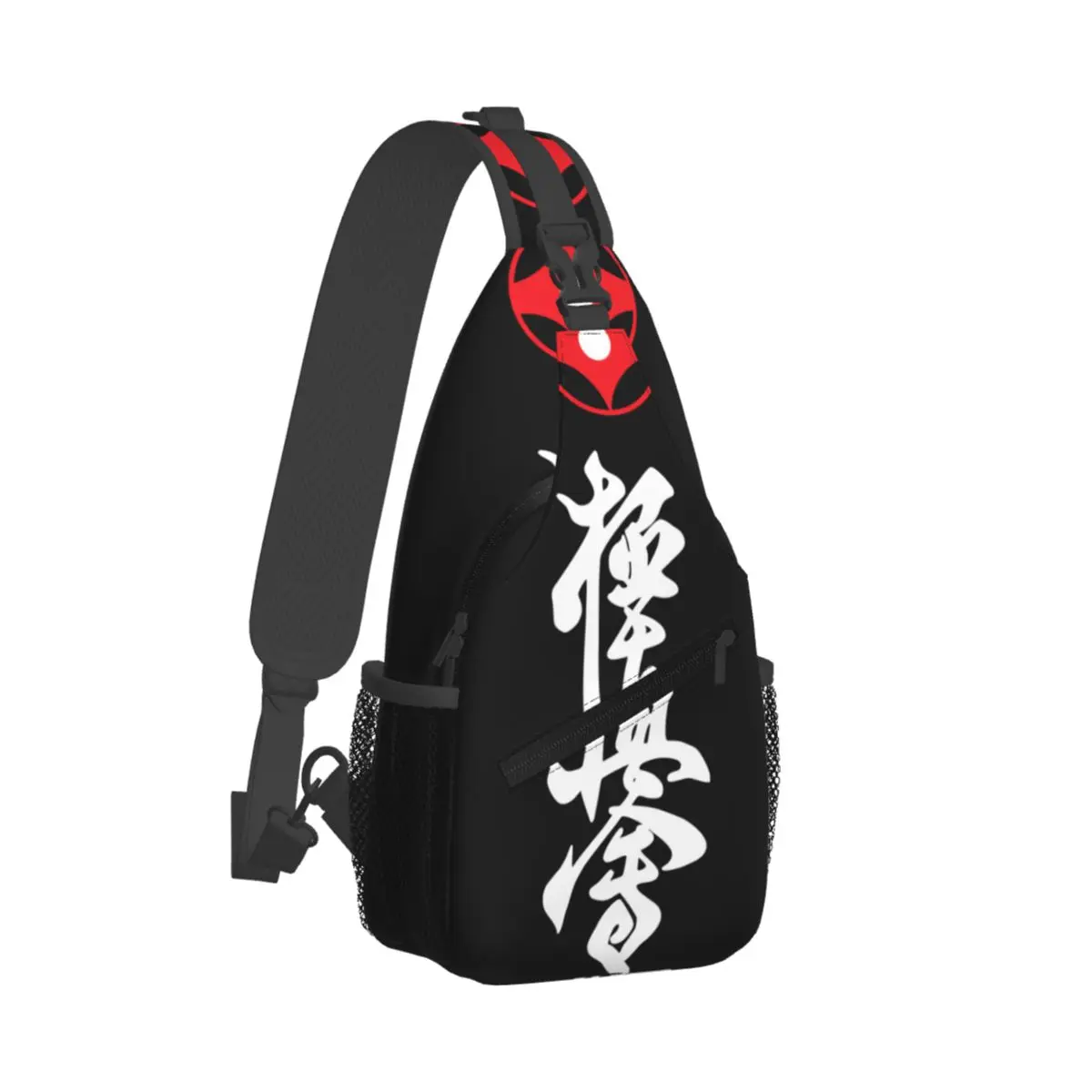 Kyokushin Karate Chest Bag Fashionable Portable Travel Cross chest bag Customizable